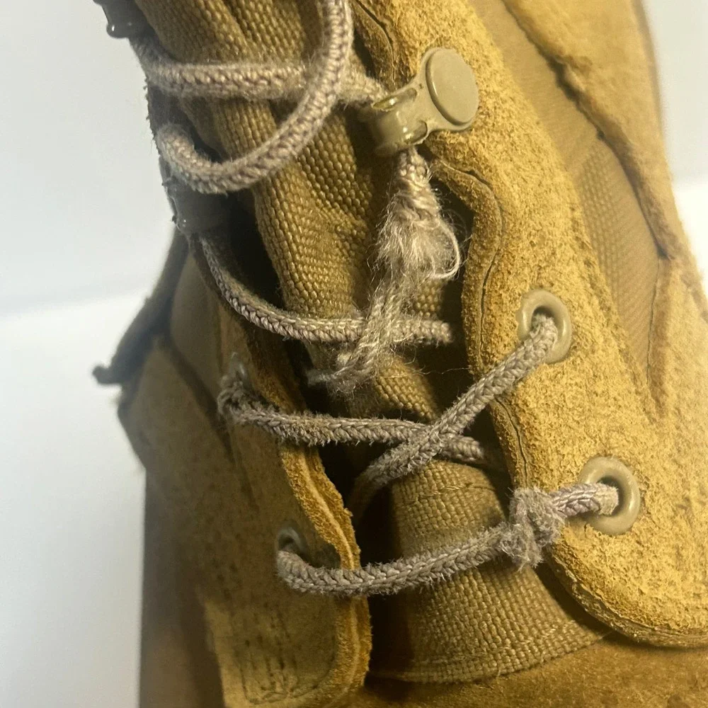 Altama Combat Boots Tan Men Size 8 Tactical Military Suede Vibram Sole 5010